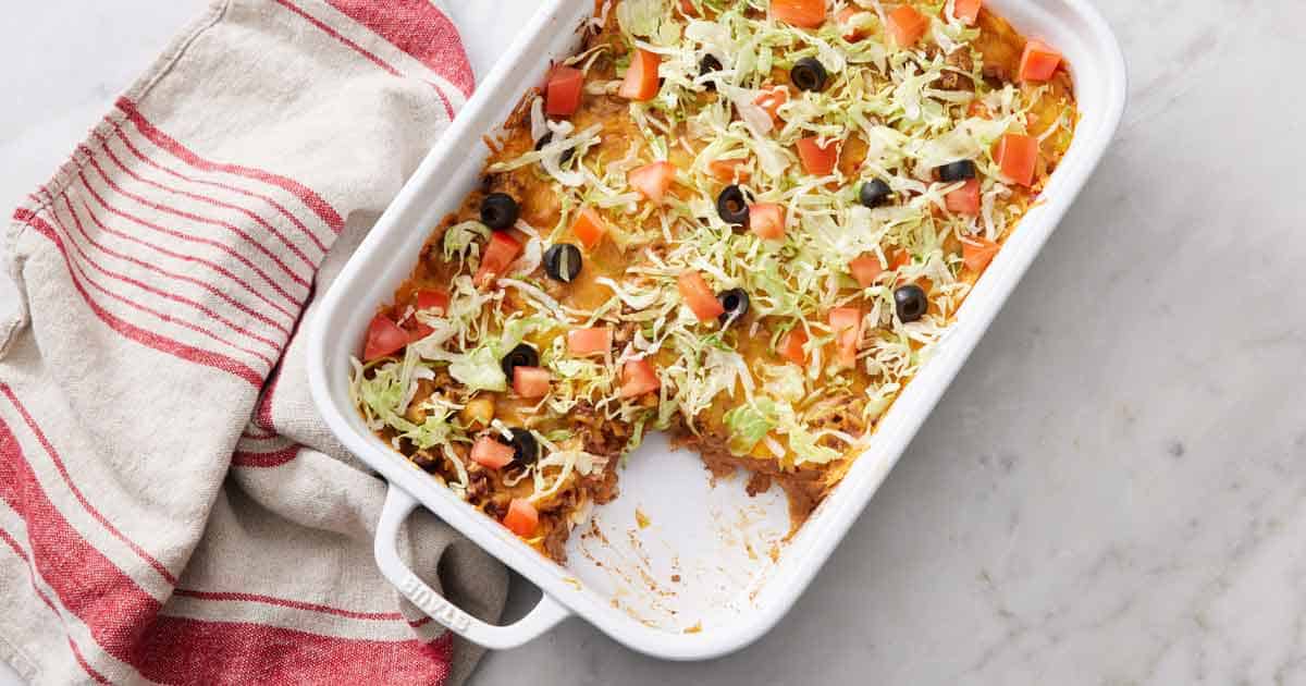 Easy Ground Beef Taco Casserole: 20-Minute Family Dinner
